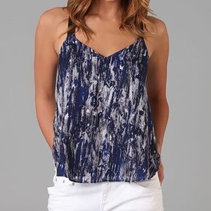 Theyskens’ Theory Buci Open Back Silk Top